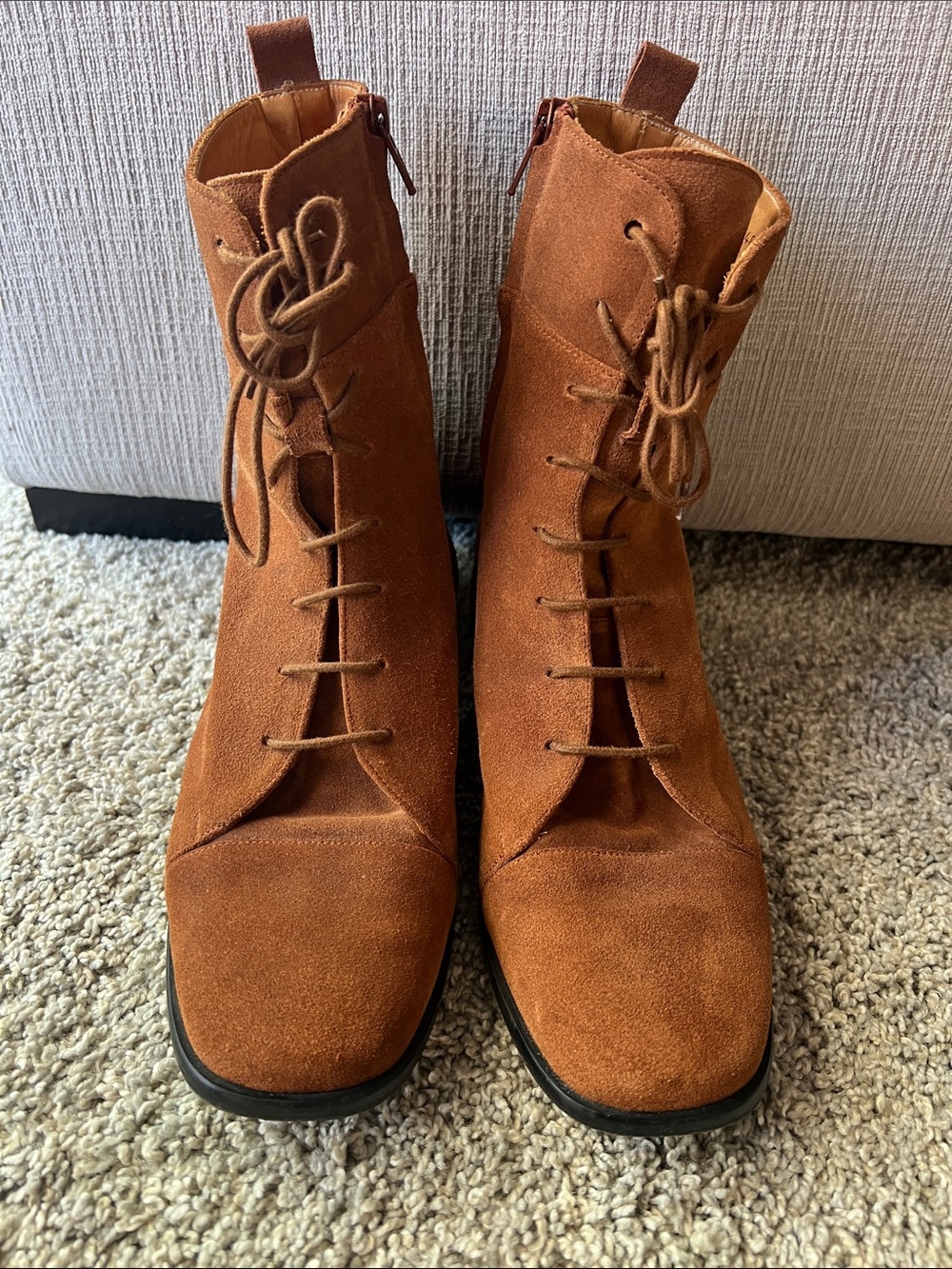 Naguisa Laceup Boots size 38/7.5